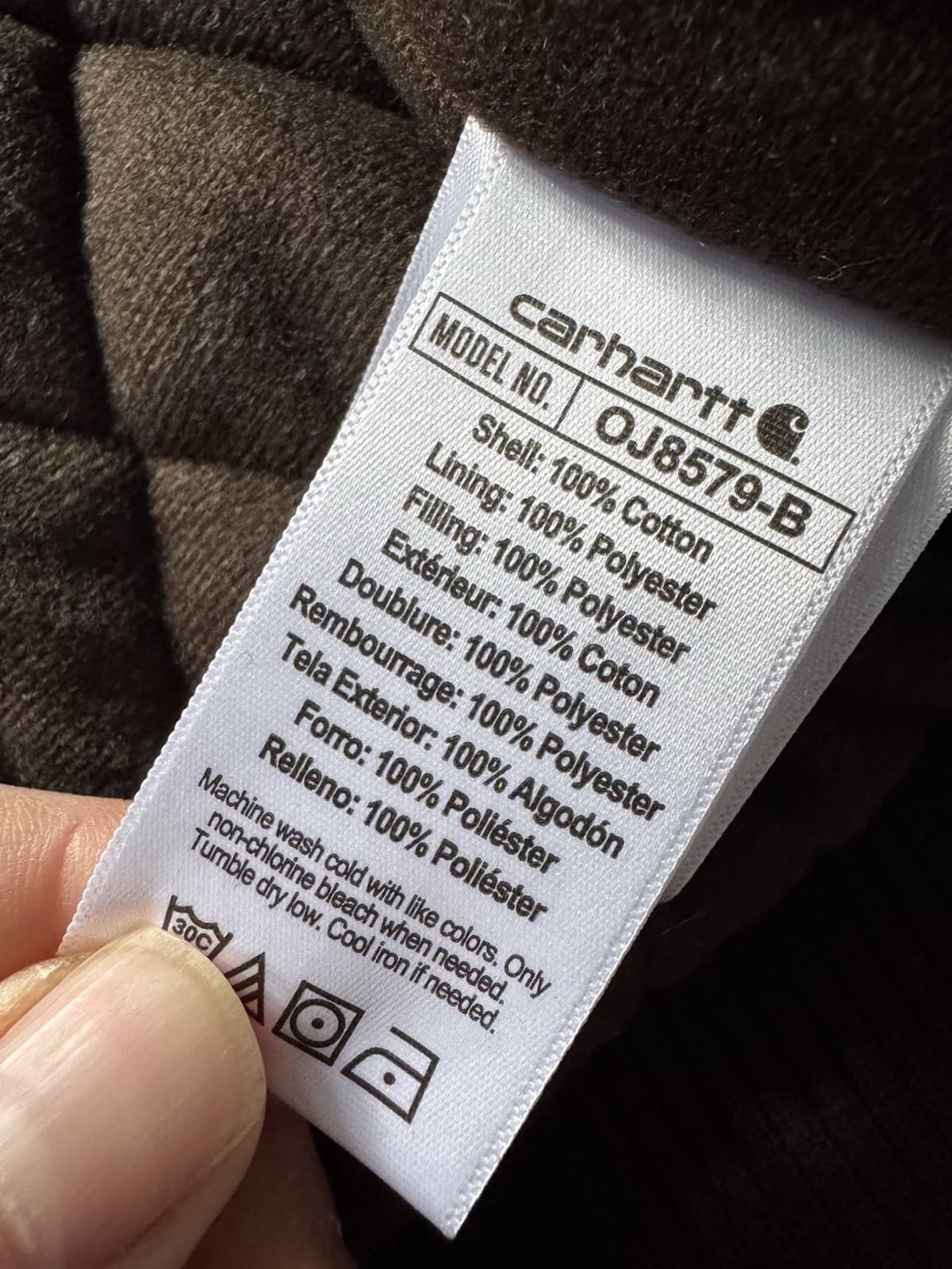 Carhartt Mossy Oak Camouflage Coat Jacket Boys Youth Size XL 18-20 NWT thumbnail 6