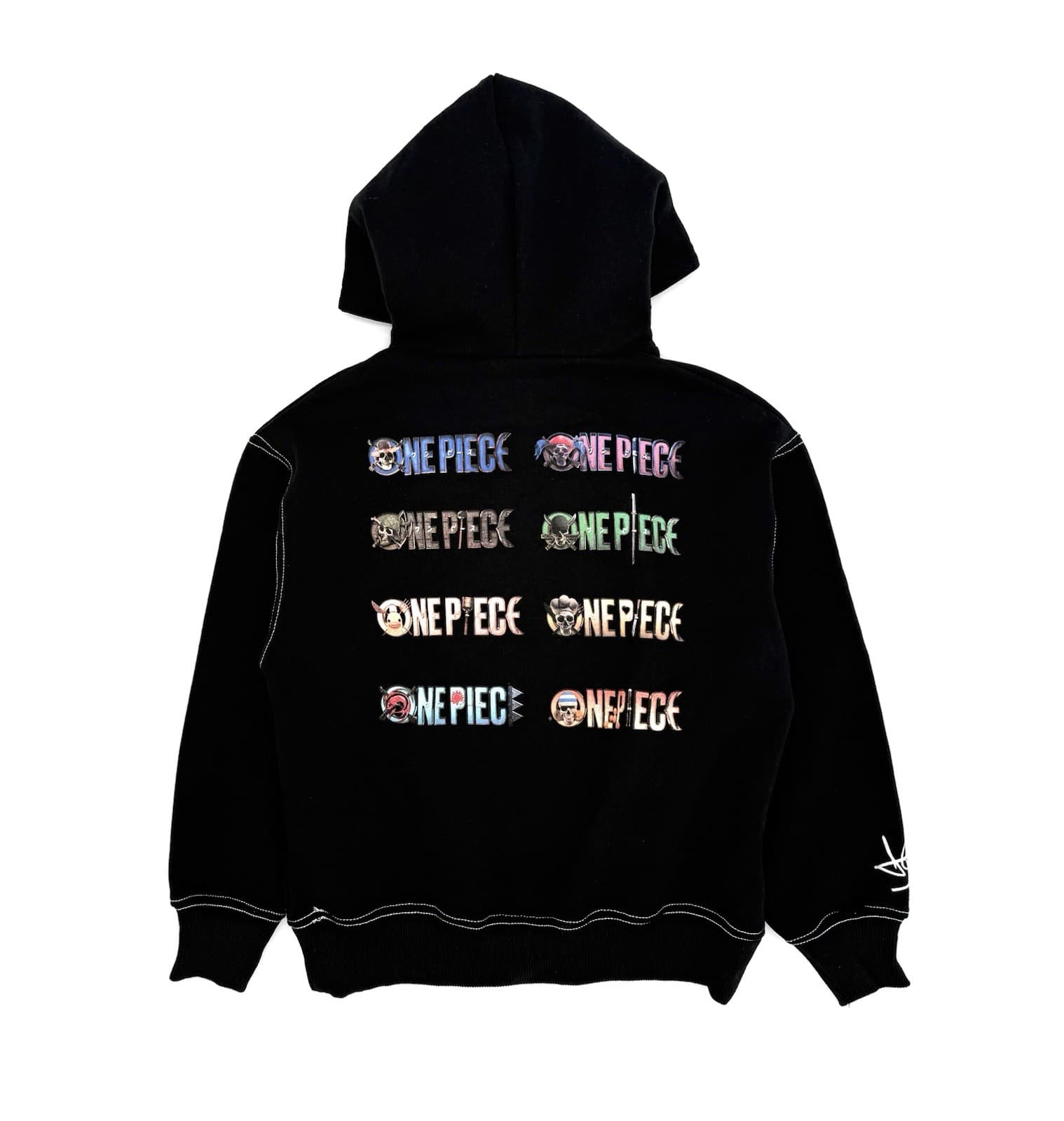 NWT Zara Big Boys Netflix One Piece Black Fleece Hooded Pullover Sweatshirt 9-10 thumbnail 7