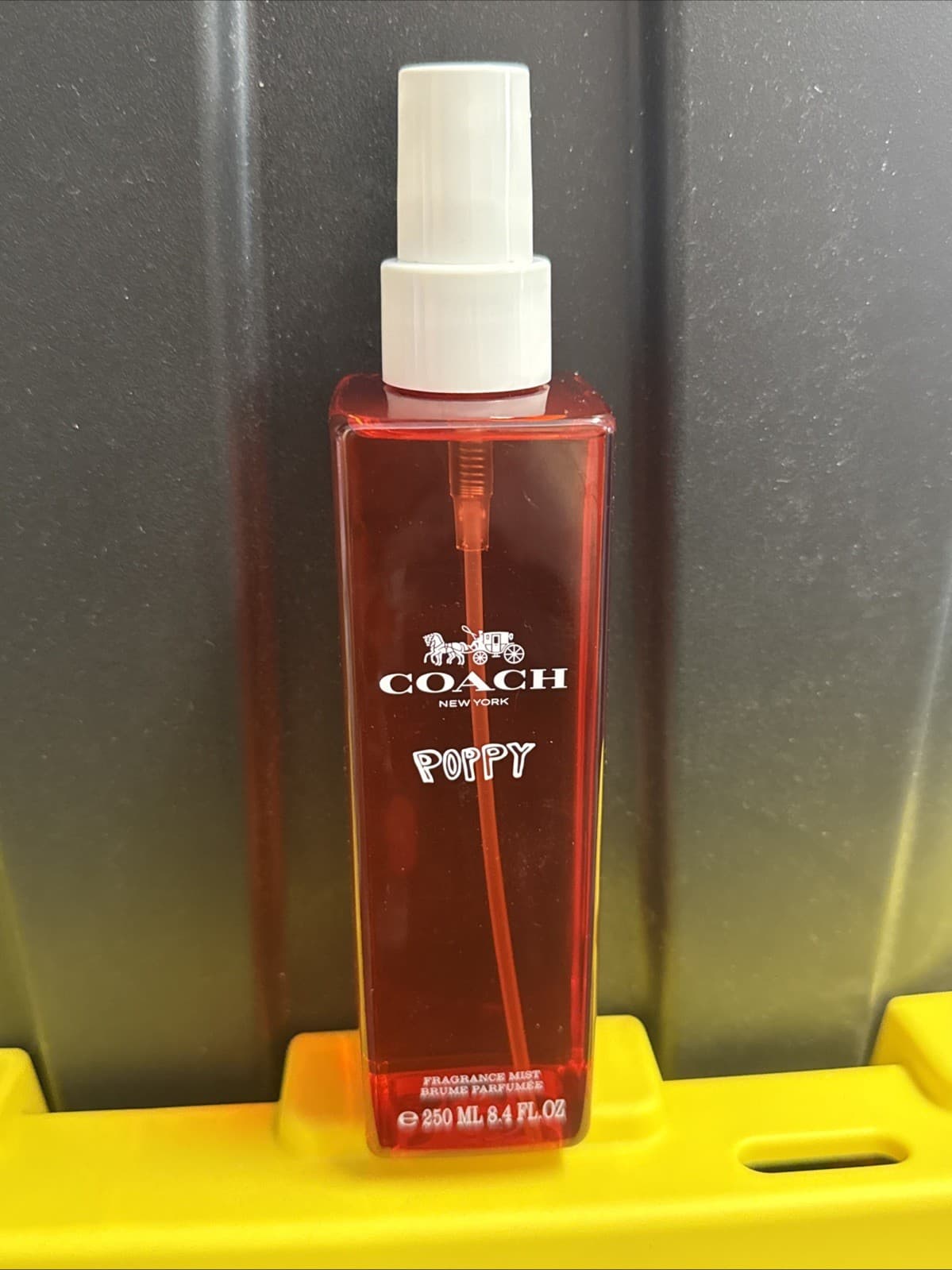 COACH NEW YORK "POPPY CRUSH” FRAGRANCE MIST SPRAY 250ML 8.4 FL OZ MADE IN FRANCE