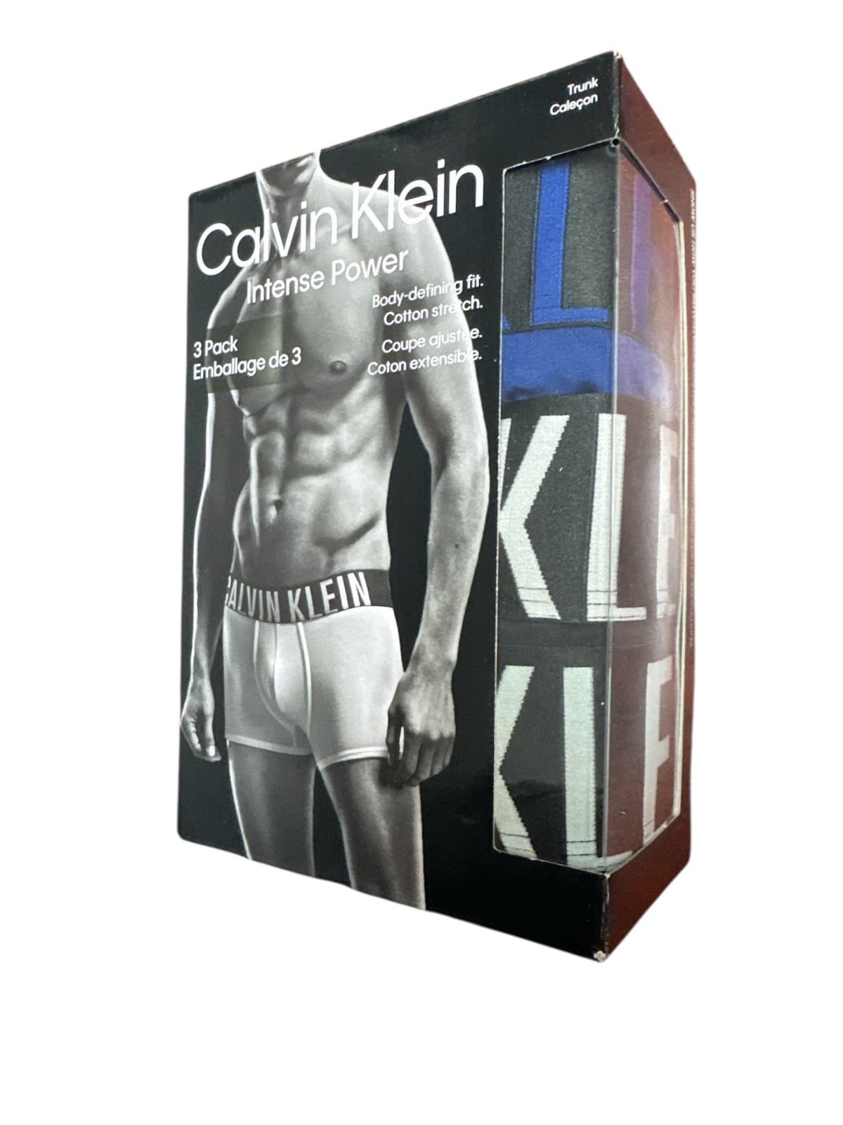 Underwear Trunk Boxers Calvin Klein Intense Power Men 3 Pack Cotton Black XS-XXL