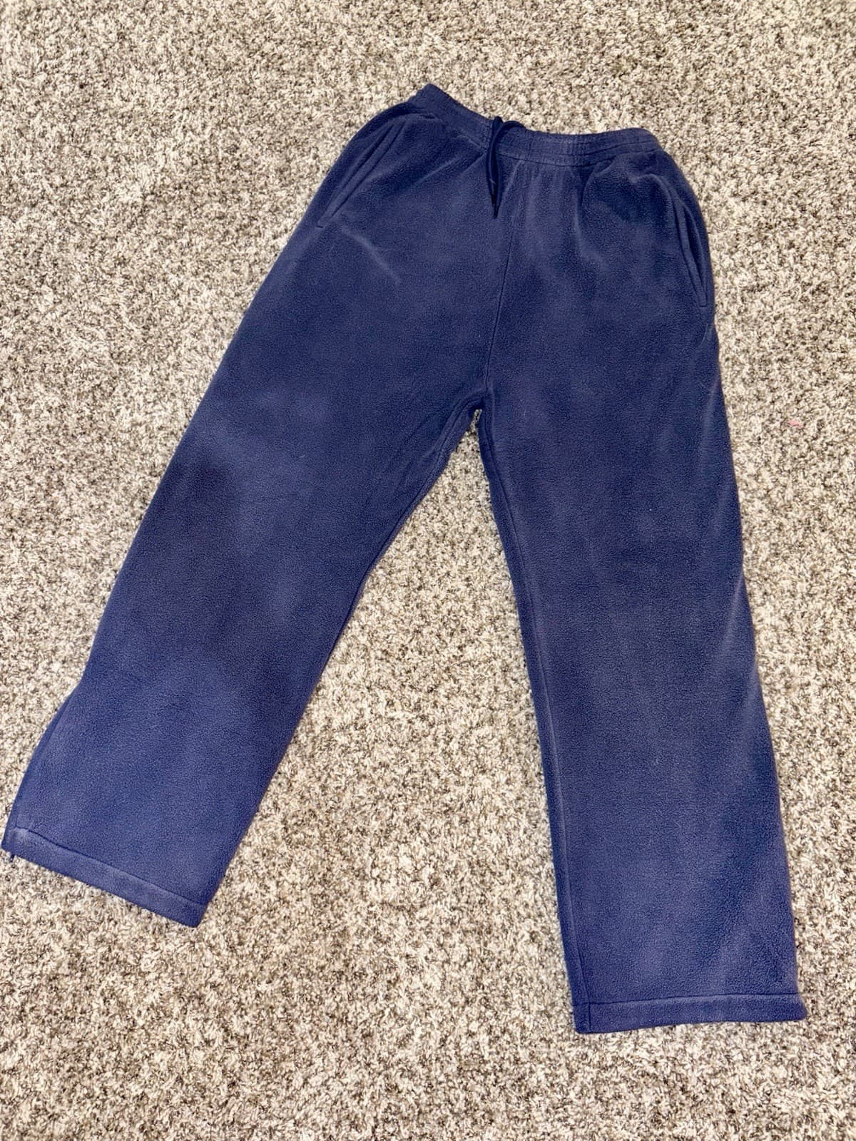 Yeezy Gap Polar Fleece Navy Blue Pants Size S Balenciaga Brand New Authentic thumbnail 2
