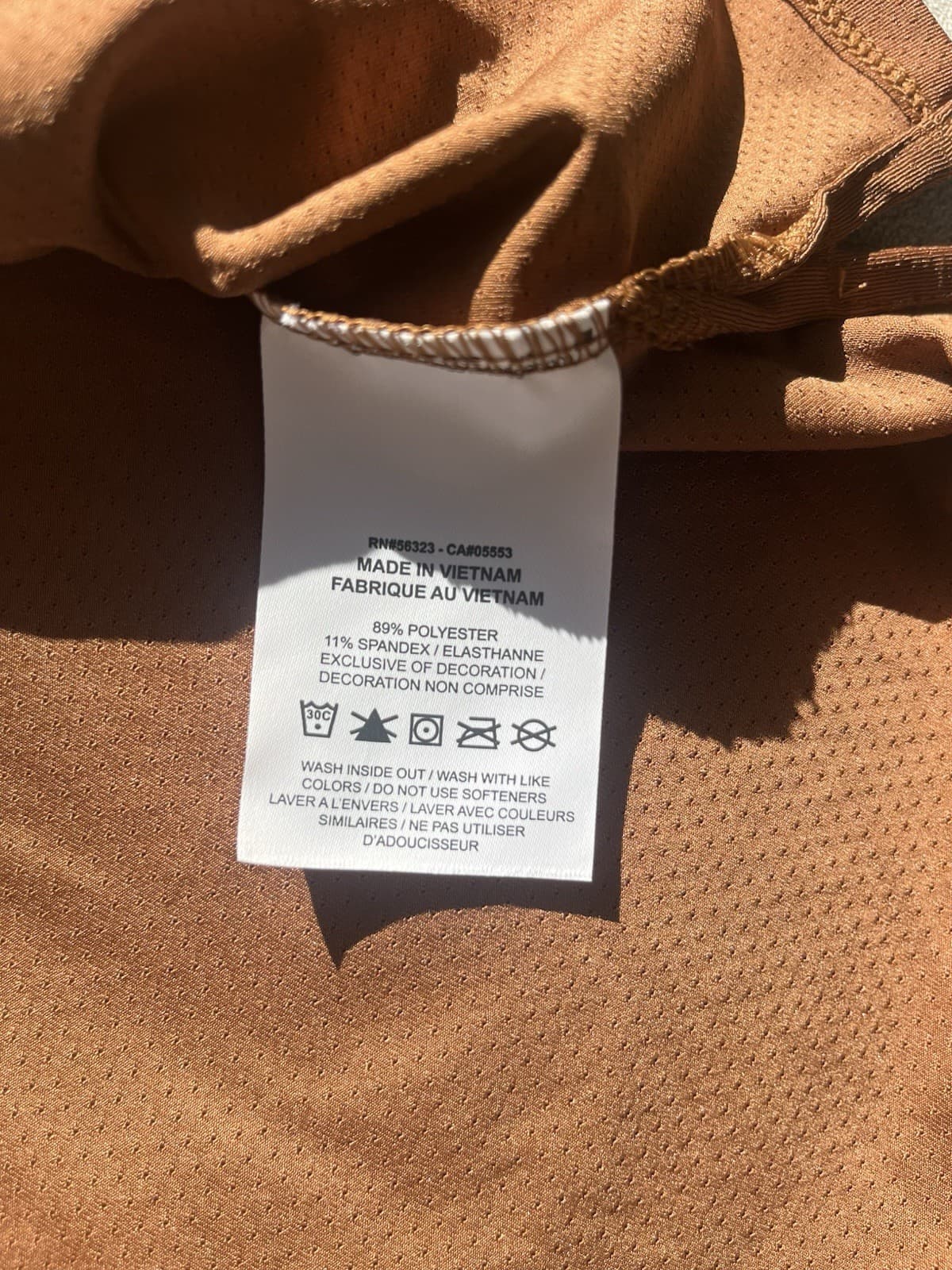 NWT Nike Court Advantage Dri-FIT Tennis Tee Men’s XL Brown Slim Fit FZ6910-281 thumbnail 6