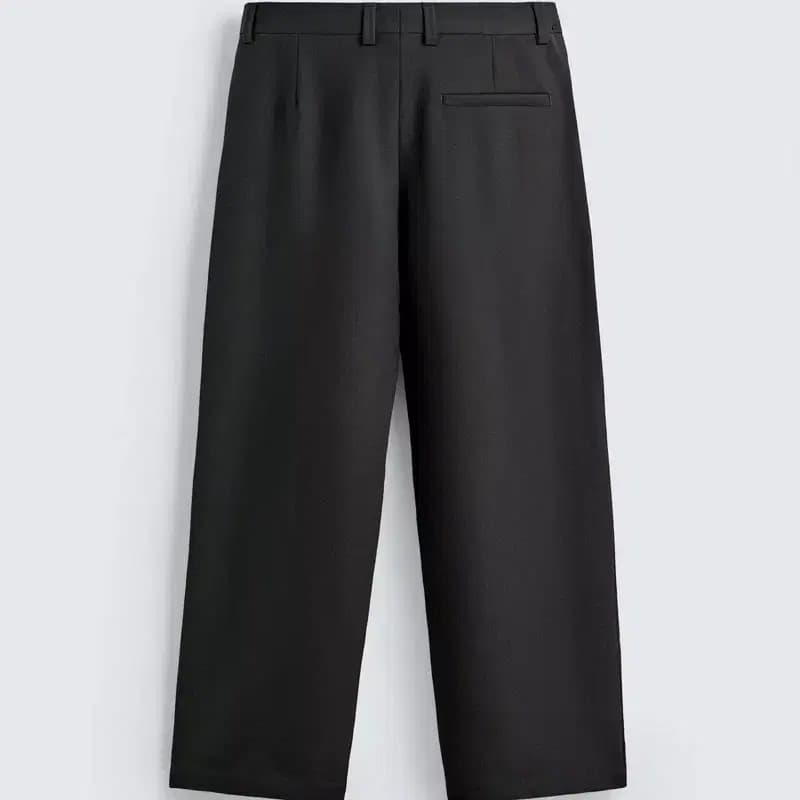 Zara Limited Edition Italian Wool Suit Pants Green Blue EU36 New