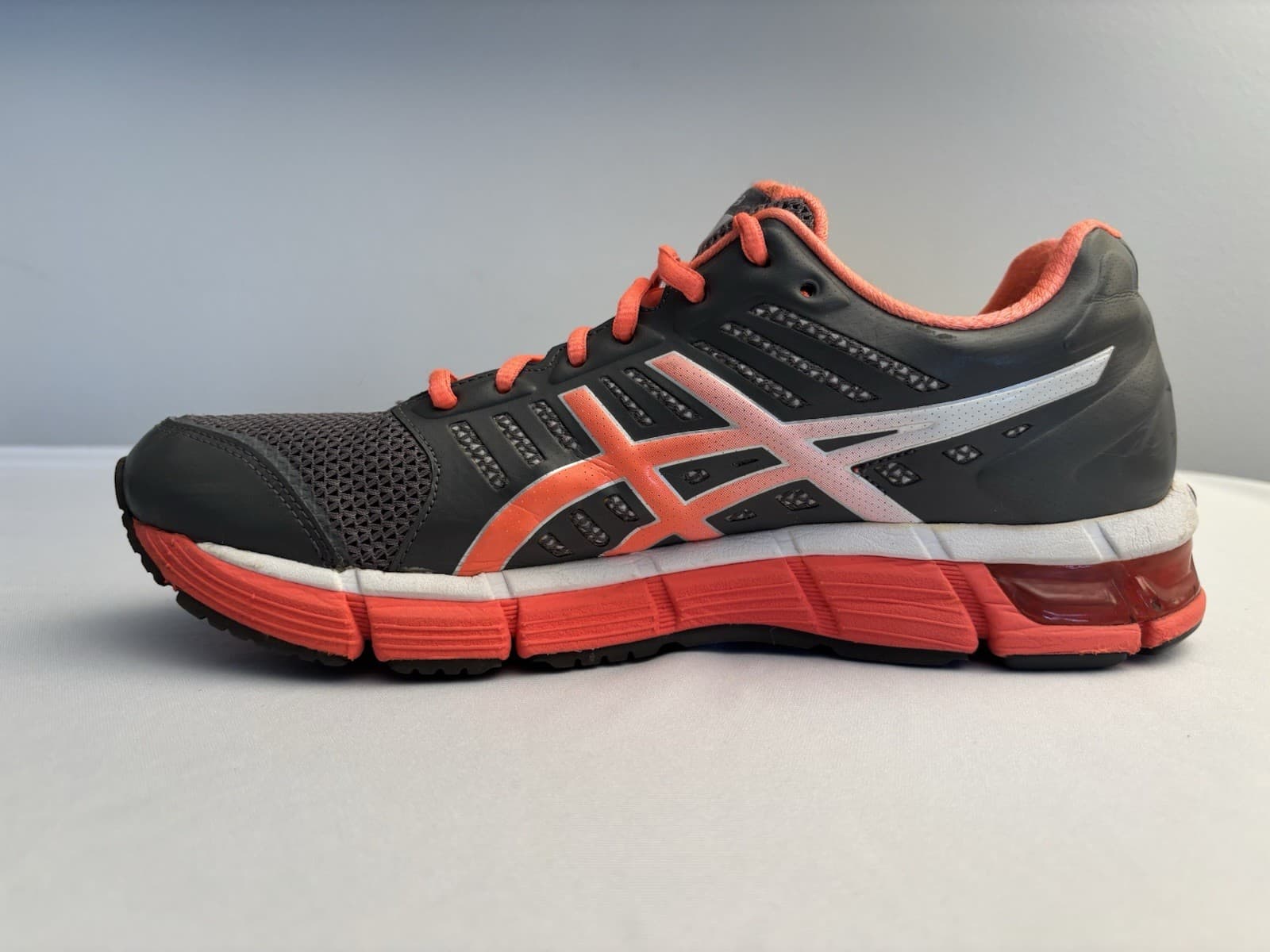 ASICS GEL-Cirrus33 Men's Gray Orange Mesh Lace Up Running Sneakers Low Top thumbnail 3