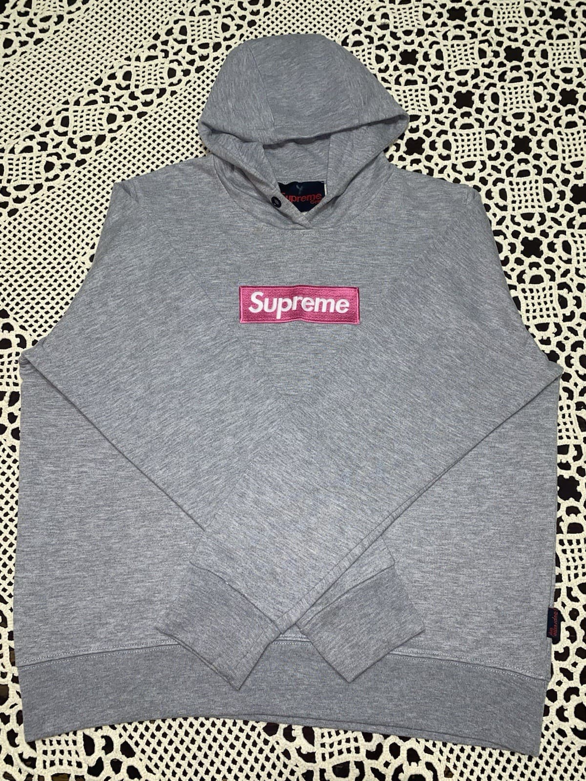 Supreme Box Logo Hoodie Sweatshirt  Classic Gray  For Men&Women